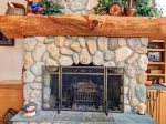  Wood fireplace